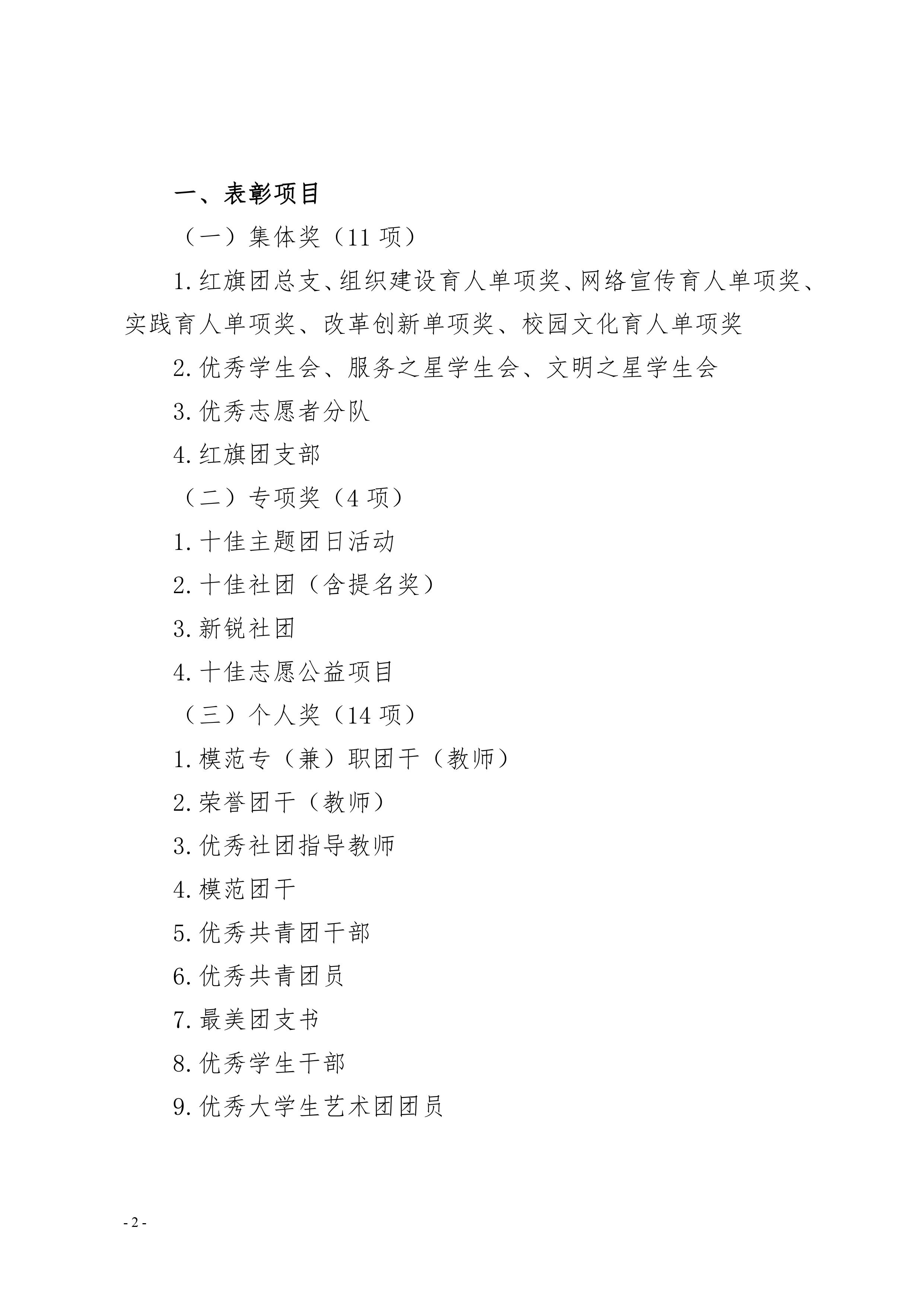关于开展 2019-2020 学年共青团工作 “五四”综合表彰的通知(图2)