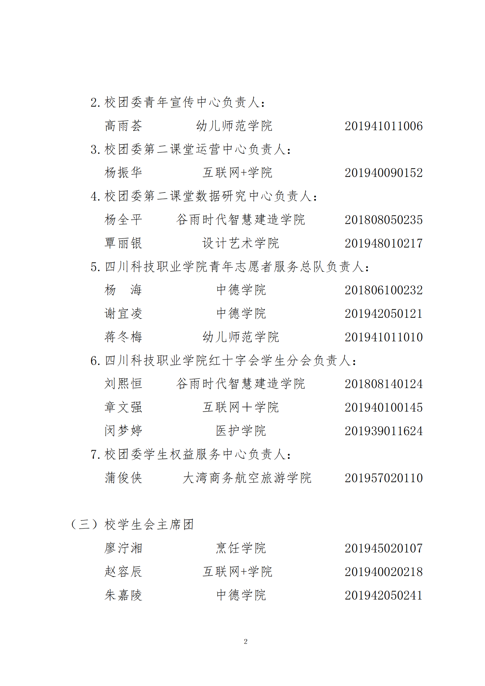 关于 2020—2021 学年度校级主要学生干部选拔结果的公示(图2)