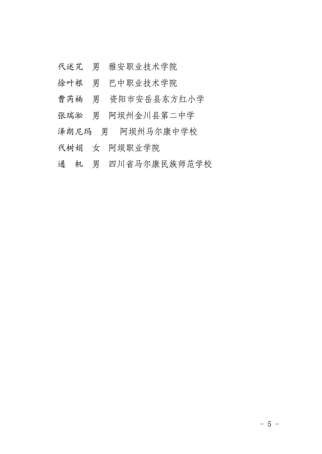 四川省红十字会关于表扬2021年度优秀红十字青少年会员、学校红十字会先进工作者、学校红十字会工作先进集体的通知(图5)