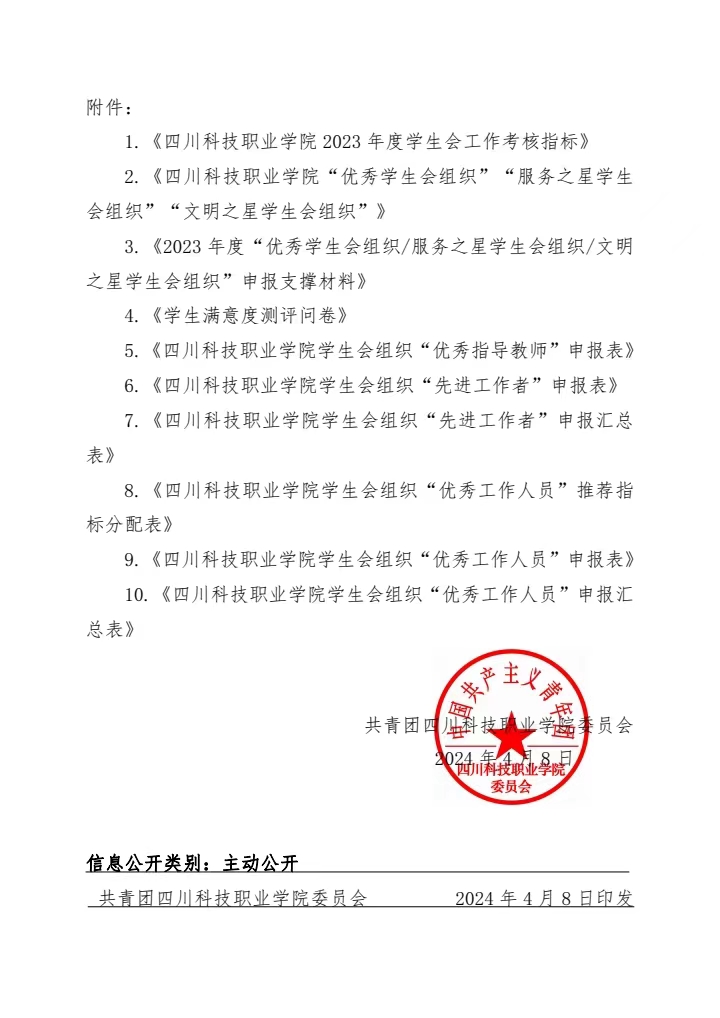 《关于开展全校学生会系统评优工作的通知》(图8)