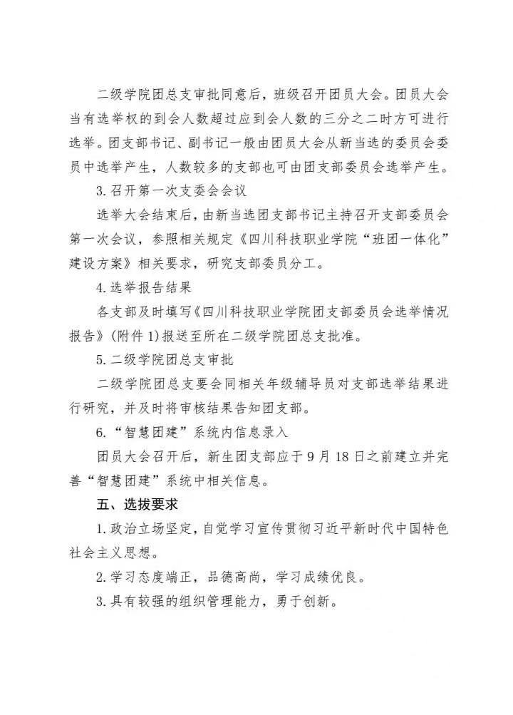 《关于做好2024-2025学年基层团支部换届选举暨新生团支部成立工作的通知》(图4)