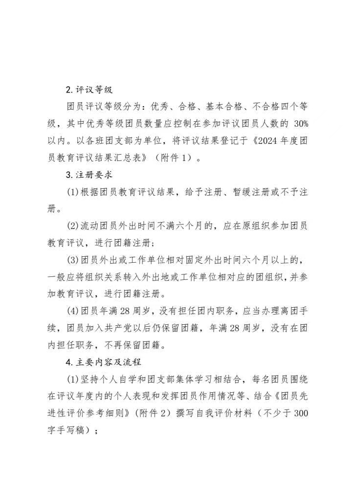 《关于组织开展2024年度基层团支部专题组织生活会暨团员教育评议工作的通知》(图3)