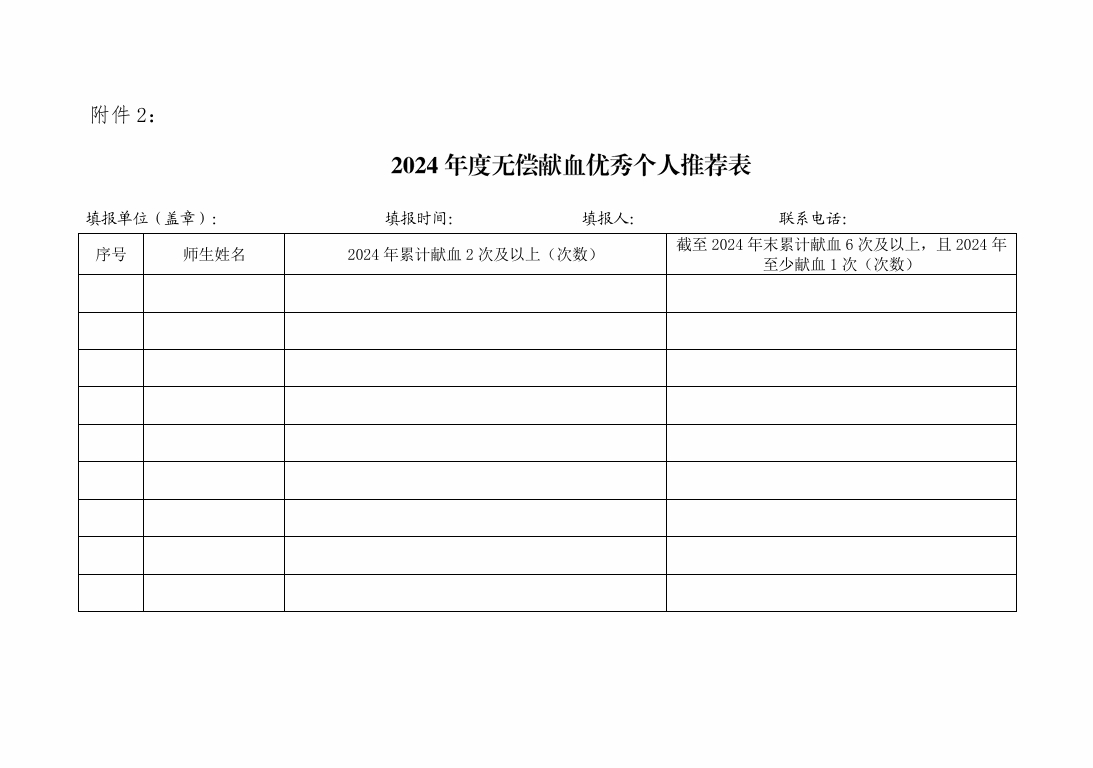 关于转发《四川省卫生健康委员会关于推荐2024年度高校无偿献血先进单位和先进个人的通知》的通知(图5)