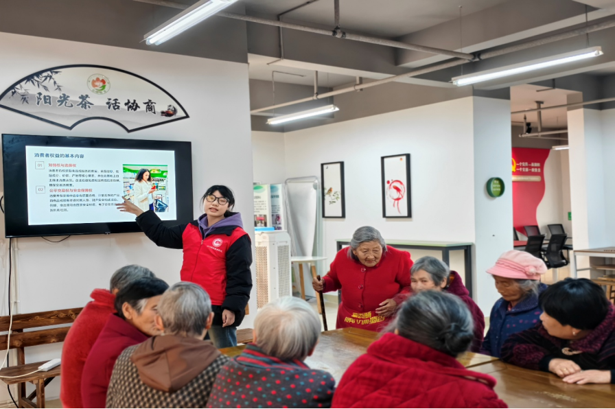 我校团委在大林社区顺利开展“守护消费权益·共建和谐社区”3.15主题志愿活动